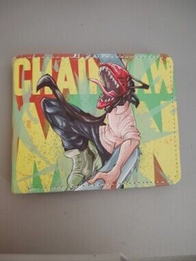 New chainsaw man csm anime manga leather wallet